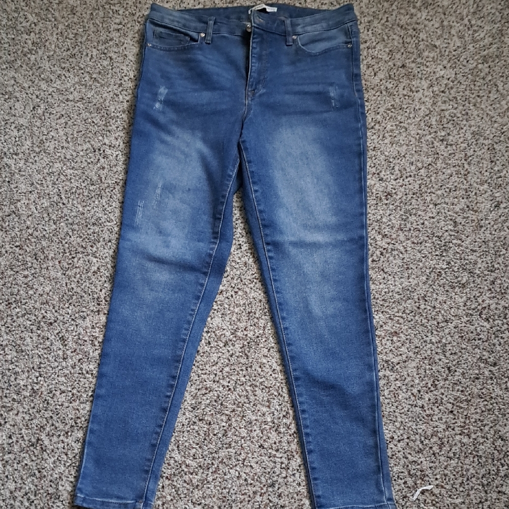 Nine West Women's Skinny Jeans in Deep Blue